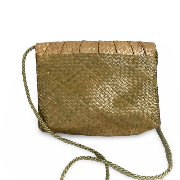 80s Woven Clutch Purse - Picture 3 of 5